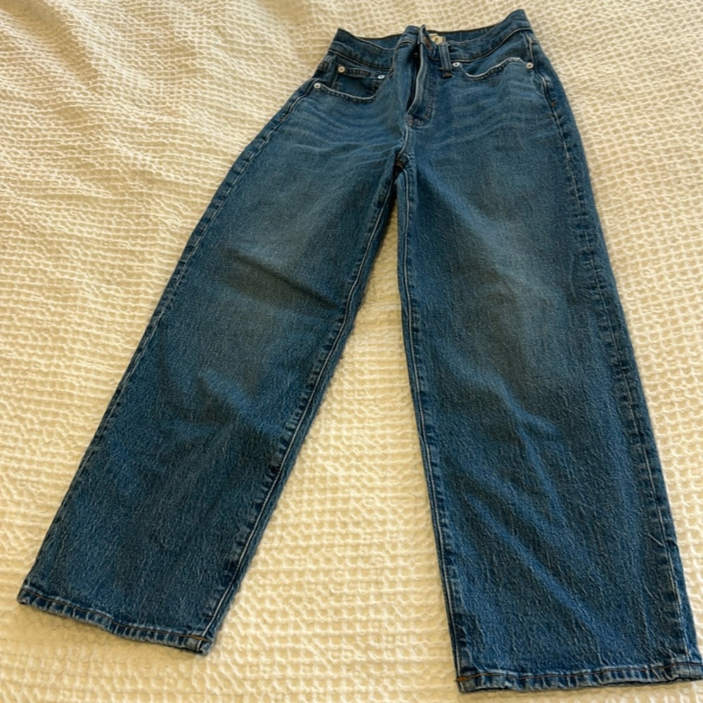 Madewell Perfect Vintage Wide Leg Crop Jean